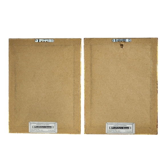 Vintage 1970 Ann Julia Rant Oil Painting, Still Life Red & White Roses 6" x 8" - Picture 2 of 5